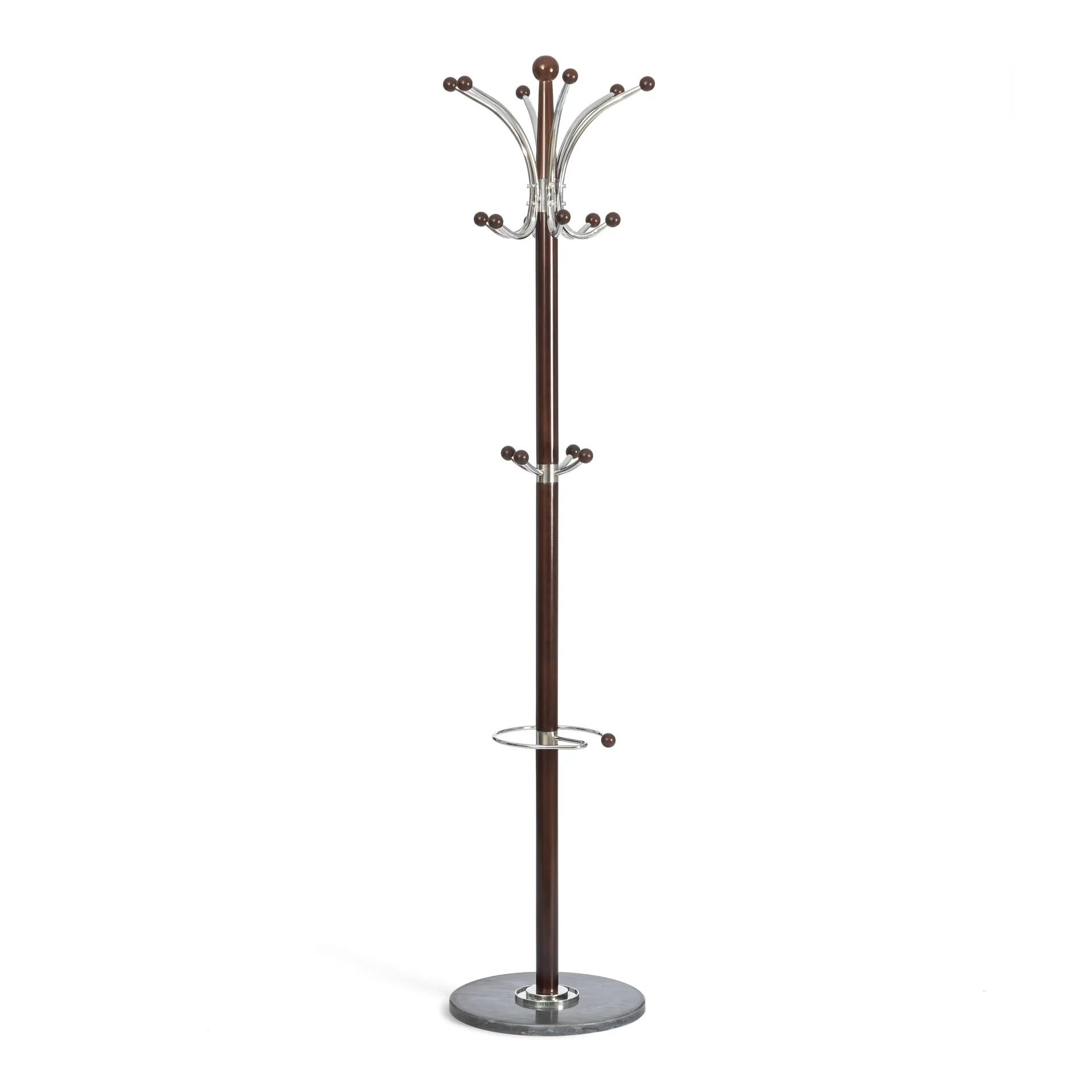Вешалка Hanami (mod. GH-8617) Black (Черный) / Walnut (Орех)_21444.