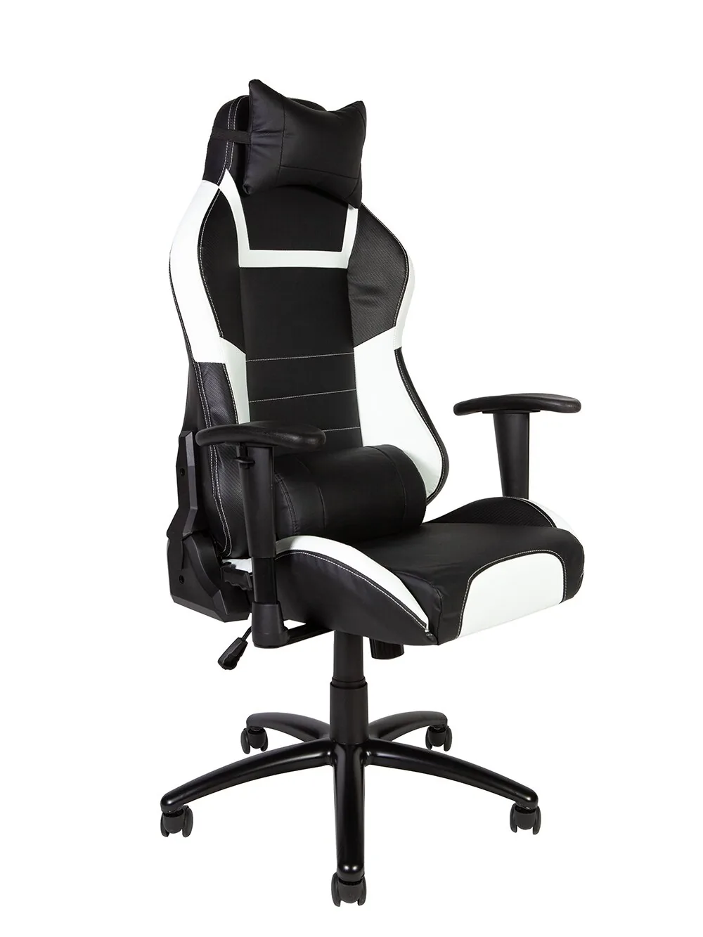 Офисное кресло Norden Lotus PRO carbon Экокожа Черный Сталь