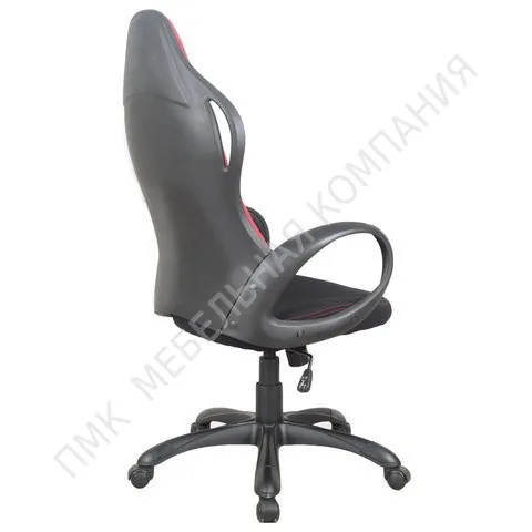 Кресло офисное BRABIX PREMIUM "Force EX-516", ткань, черное/вставки красные, 531571