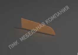 СТ ПГ2 4-18 Перегородка настольная скругленн.край 1800*400 СТ ПГ2 4-18