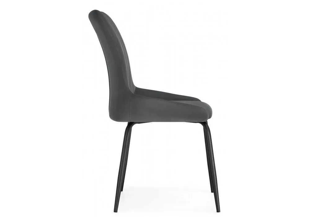 Стул на металлокаркасе Lado gray / black 15560