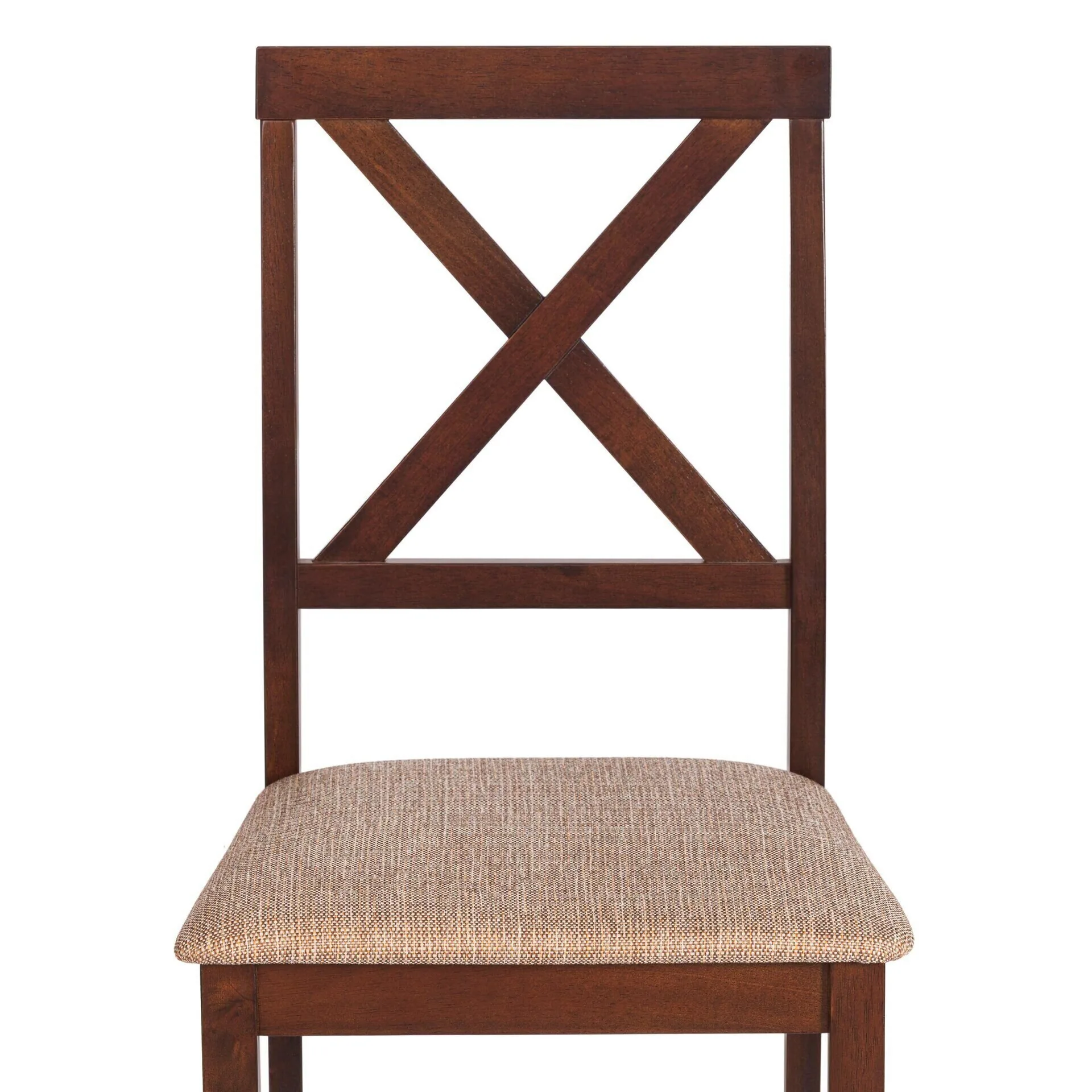 Обеденный комплект Хадсон (стол + 4 стула)/ Hudson Dining Set cappuccino (темный орех)_13691.