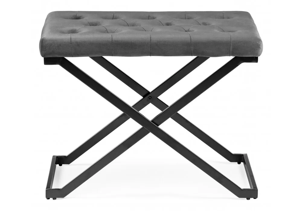 Табурет German dark grey/black.