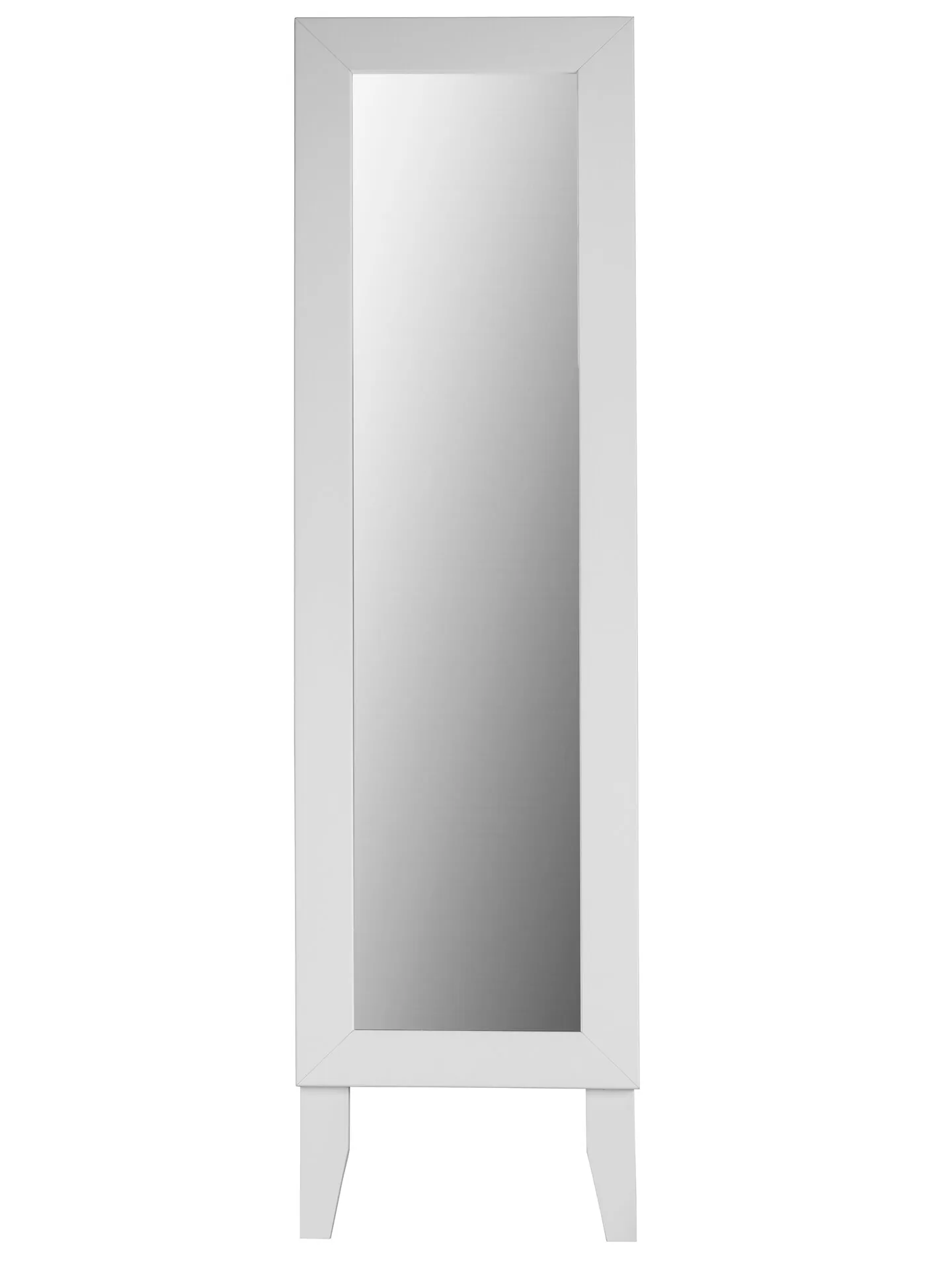 Зеркало напольное BeautyStyle 1 белый 130 см х 35 см 350х450х1300