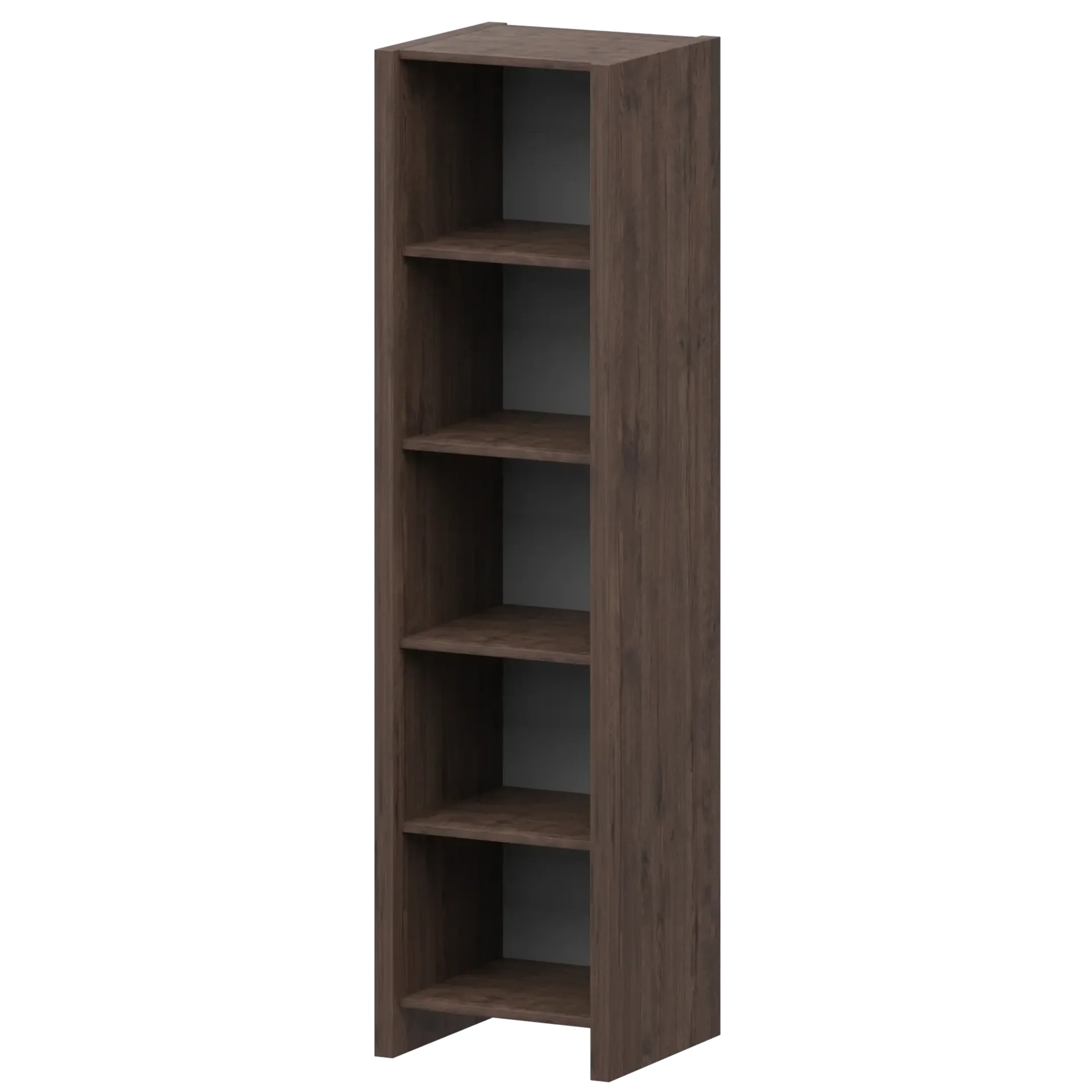 Стеллаж узкий КТ-41.38 Дуб апрель 466x438x1968 Акцент
