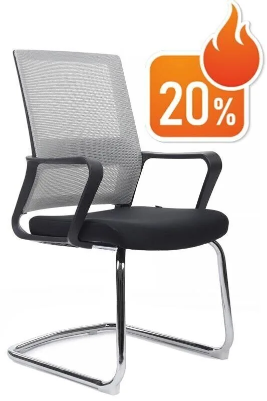 Кресло Минт RCH M1029CBE Серый/Черный