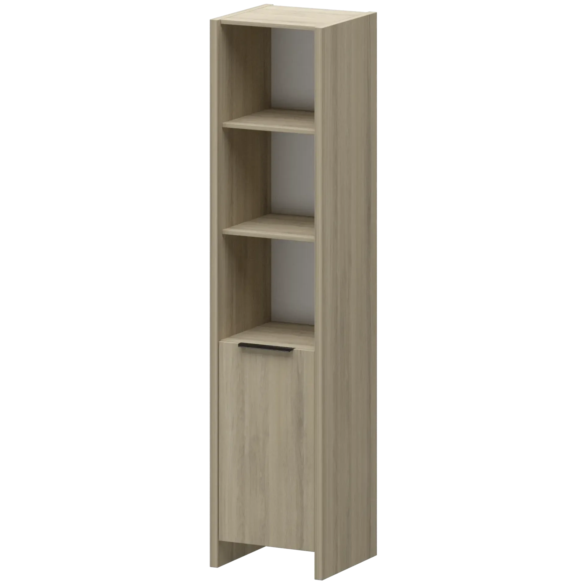Стеллаж узкий комбинированный КТ-41.38/КТ-50.18 Кронберг 466x438x1968 Акцент