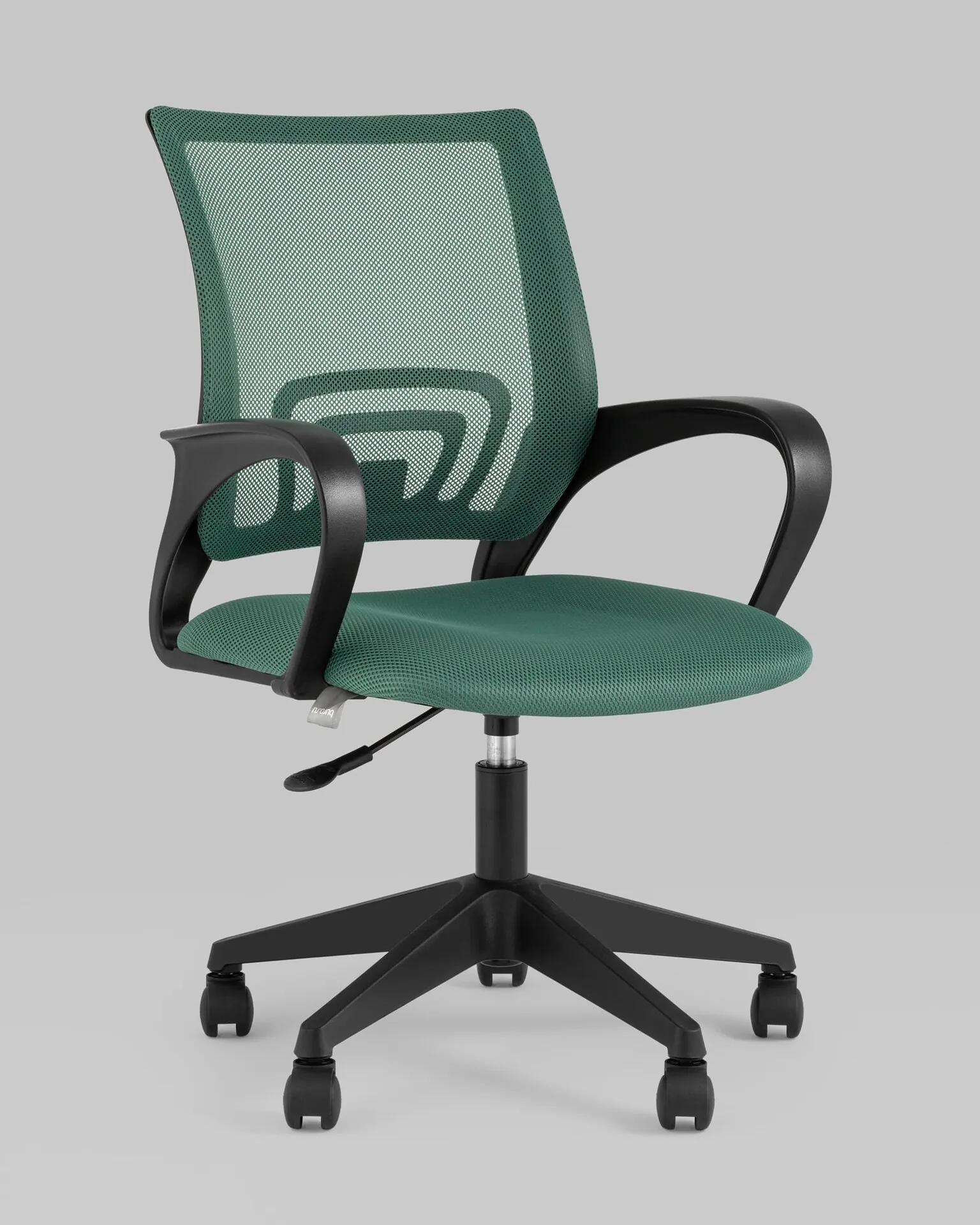 Кресло офисное TopChairs ST-Basic сетка/ткань зеленый.