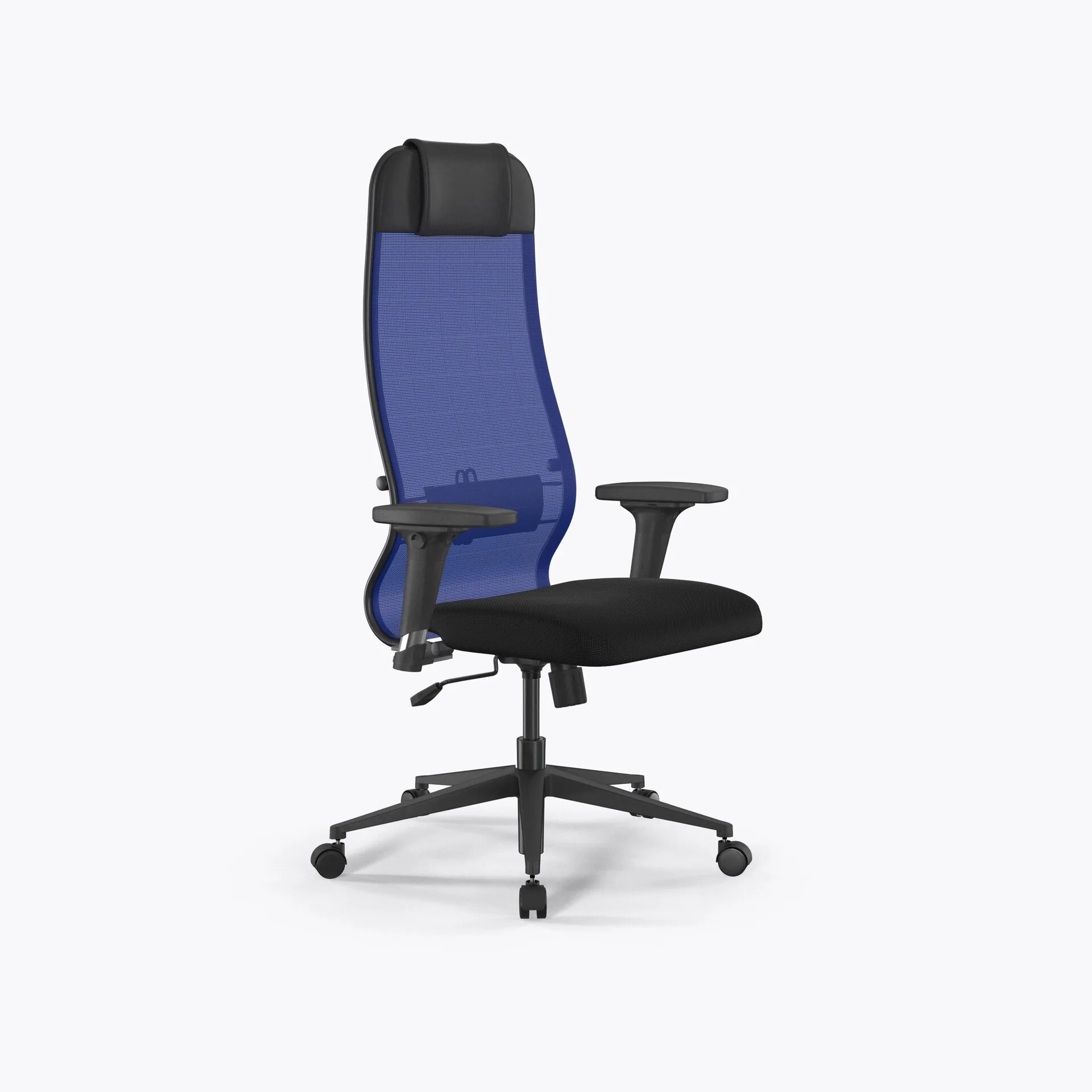 Кресло Метта Кресло ErgoLife Set 11/подл.200/осн.Sit 002 (Синий-Черный 13F.D.1.242)