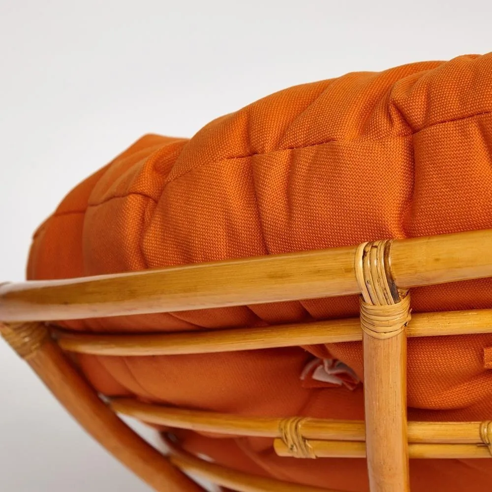 Кресло-качалка PAPASAN/ПАПАСАН w 23/01 B /с подушкой/ Honey (мед)_13752.
