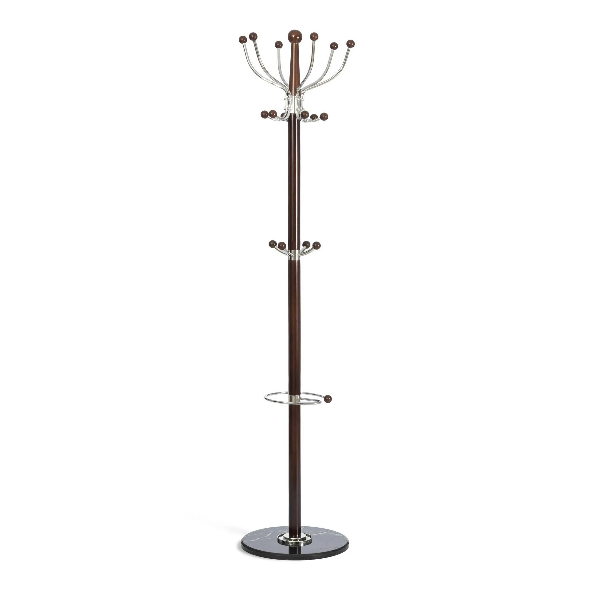 Вешалка Sakura (mod. GH-8606) Black (Черный) / Walnut (Орех)_21438