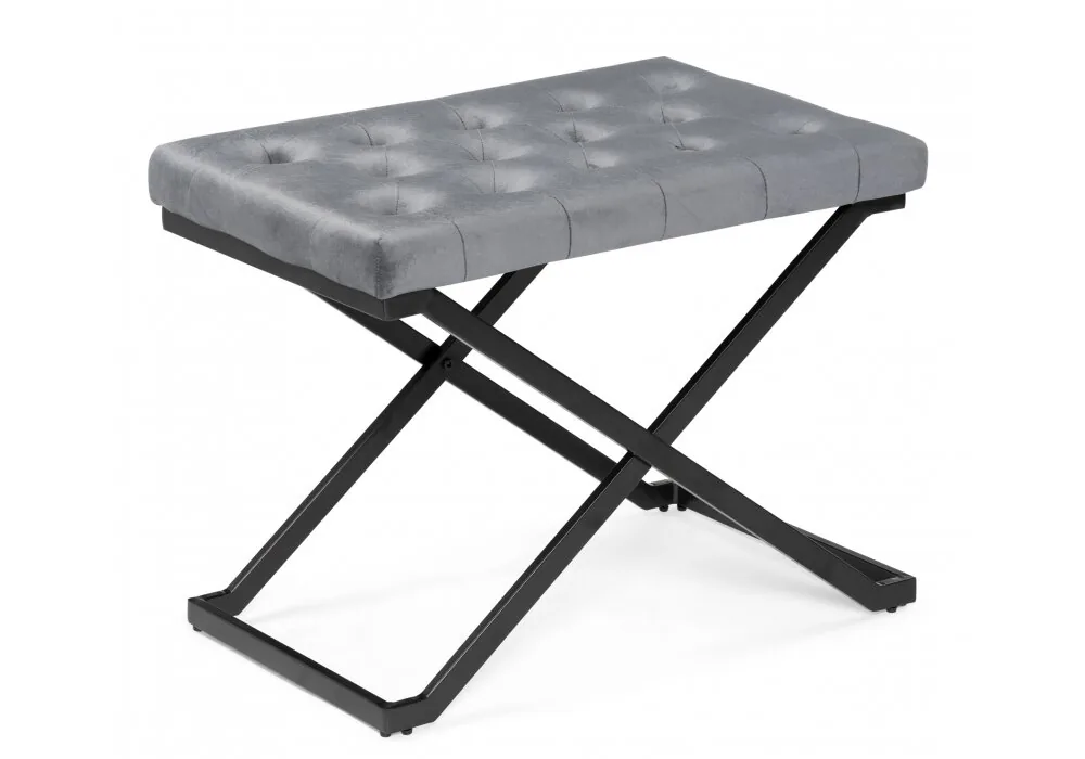 Табурет German dark grey/black.