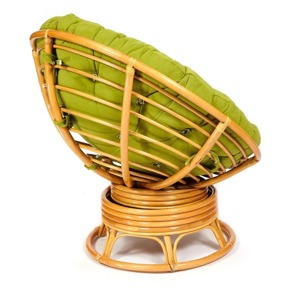 Кресло-качалка PAPASAN/ПАПАСАН w 23/01 B /с подушкой/ Honey (мед)_13756.