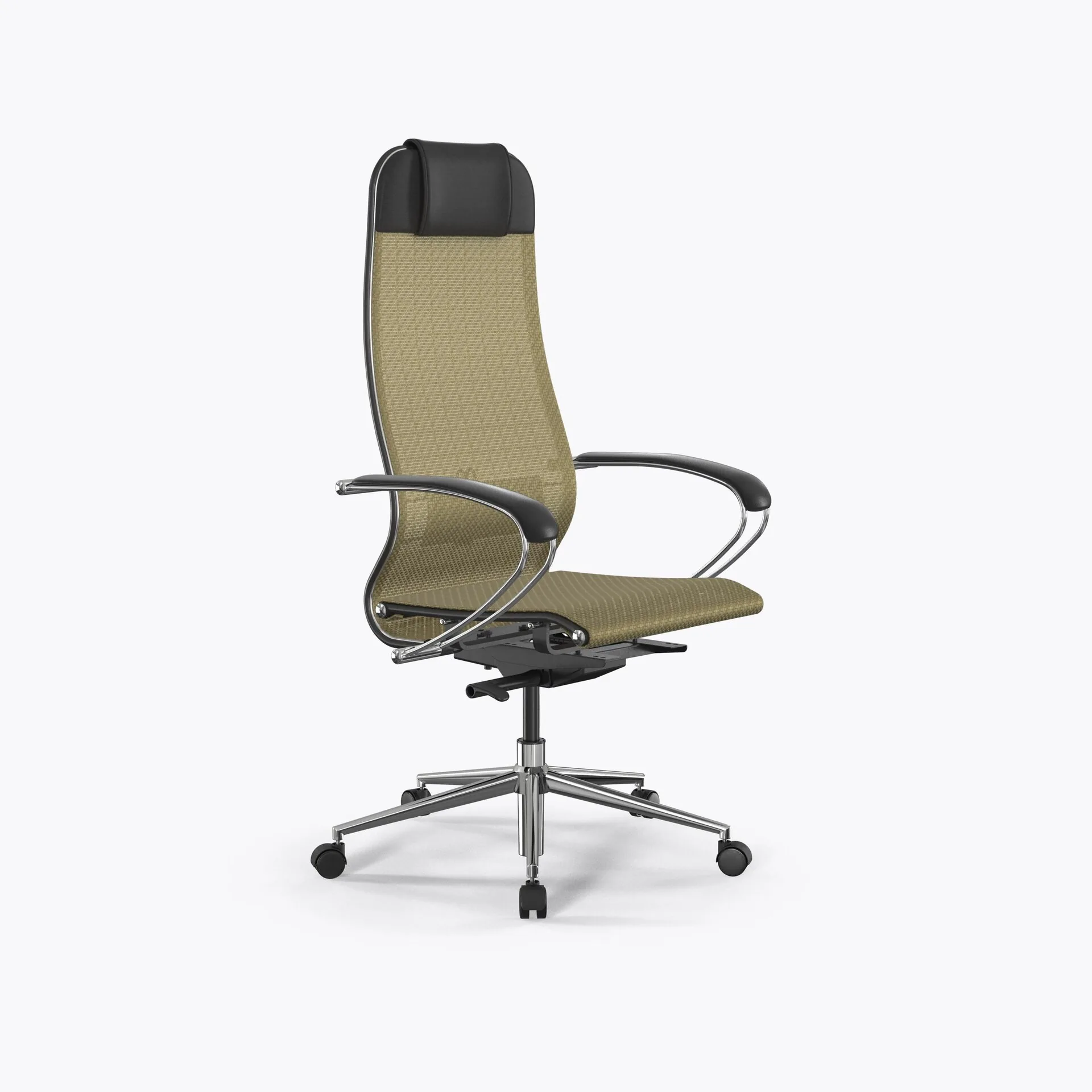 Кресло Метта SynchroSit 10 B1-104K - T /Um00/Nb00/K1cL(M23.B23.G18.W02) (Золотой ротанг)