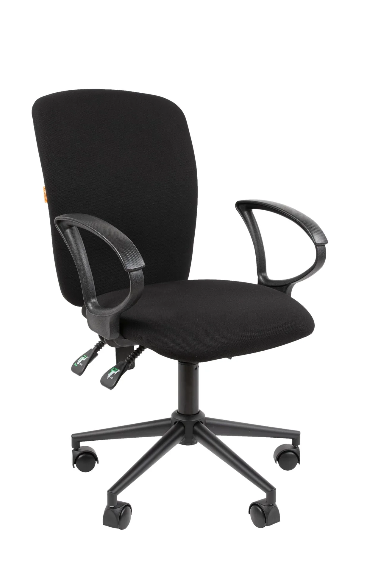 Офисное кресло Chairman 9801 Россия ткань T08 черный Black.