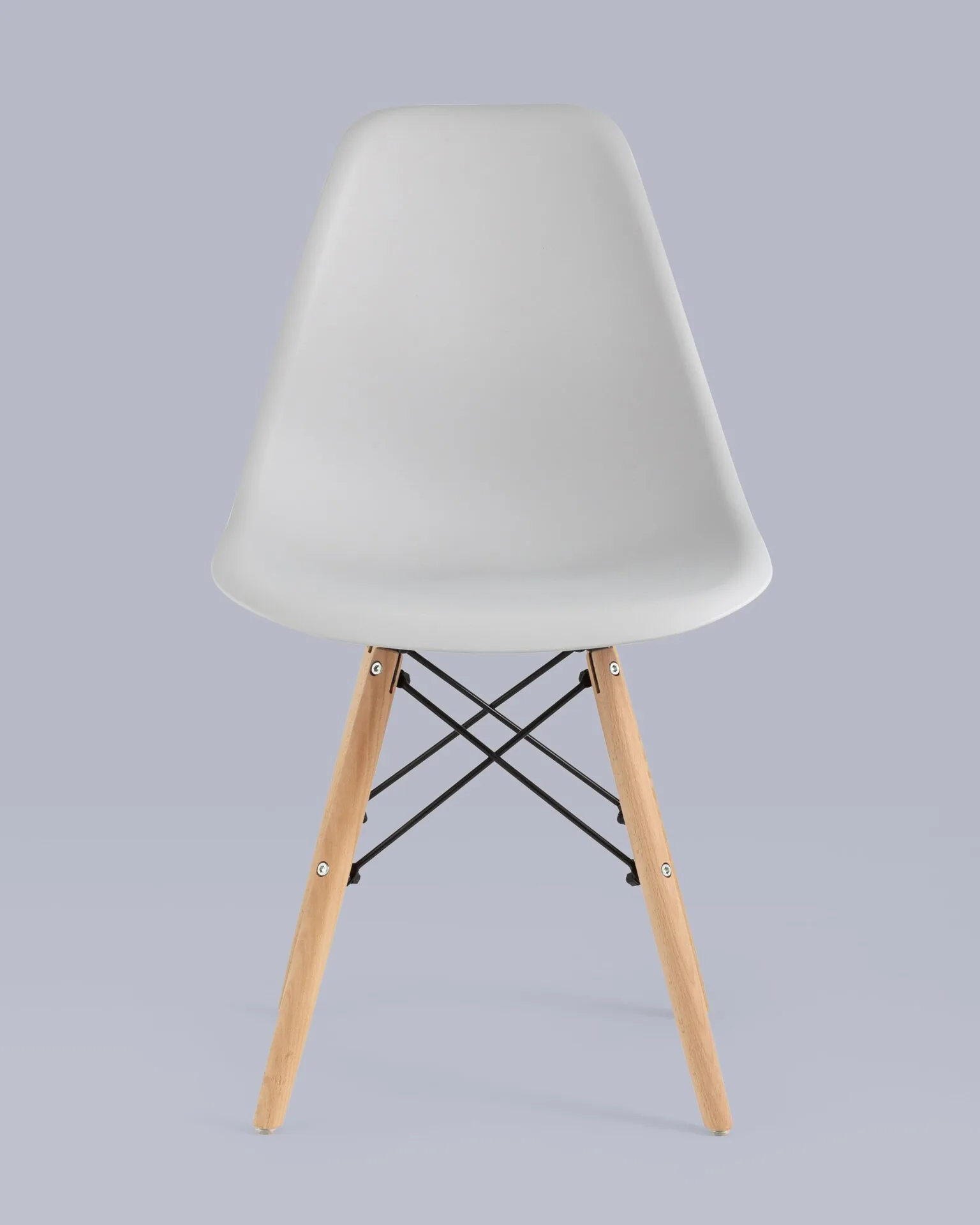 Стул Eames Style DSW светло-серый x4 (разборный каркас)
