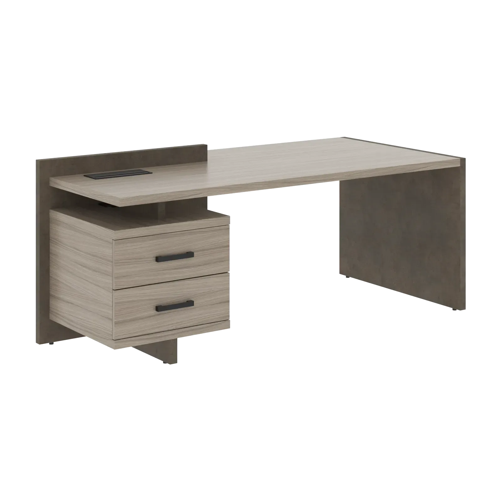 Стол СФ-531311 Дрифтвуд \Бетон чикаго тем\Графит 2000х961х840 WOOD&STONE