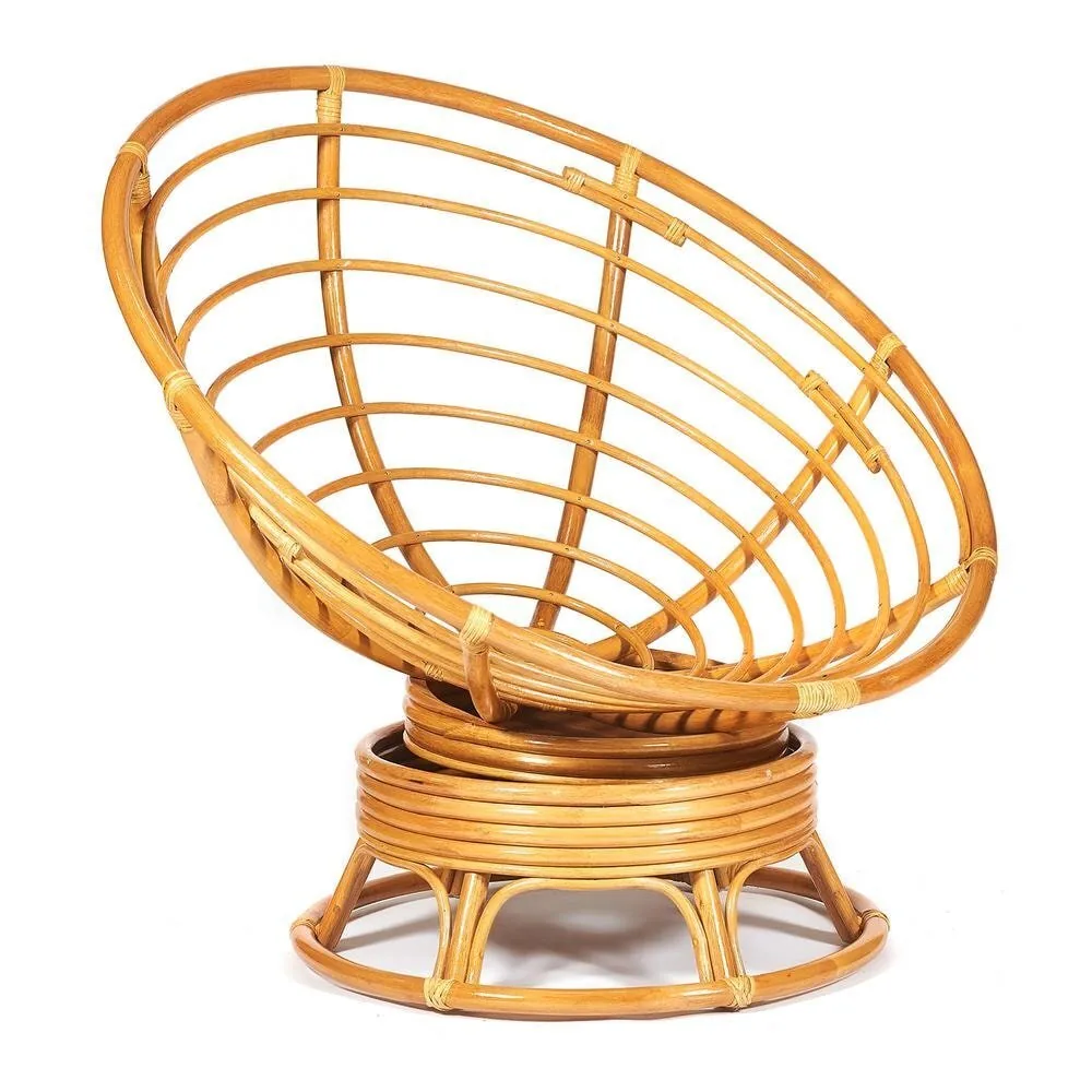 Кресло-качалка PAPASAN/ПАПАСАН w 23/01 B /с подушкой/ Honey (мед)_13752.