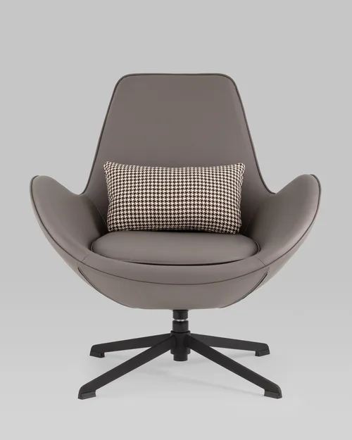 Кресло TopChairs Ostra серый.
