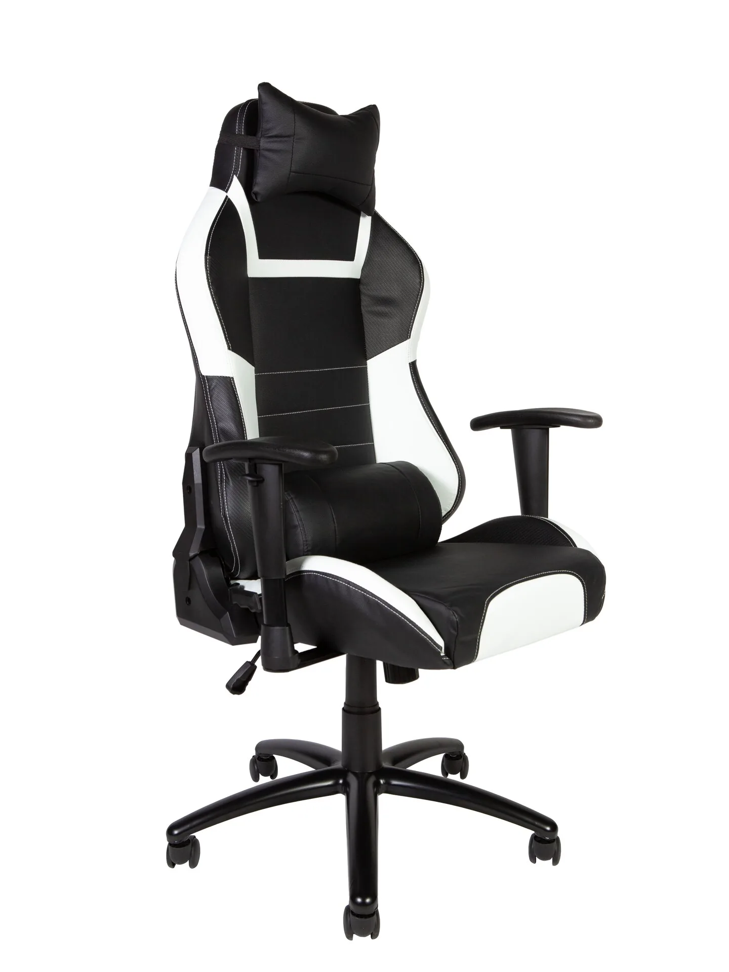 Офисное кресло Norden Lotus PRO carbon Экокожа Черный Сталь