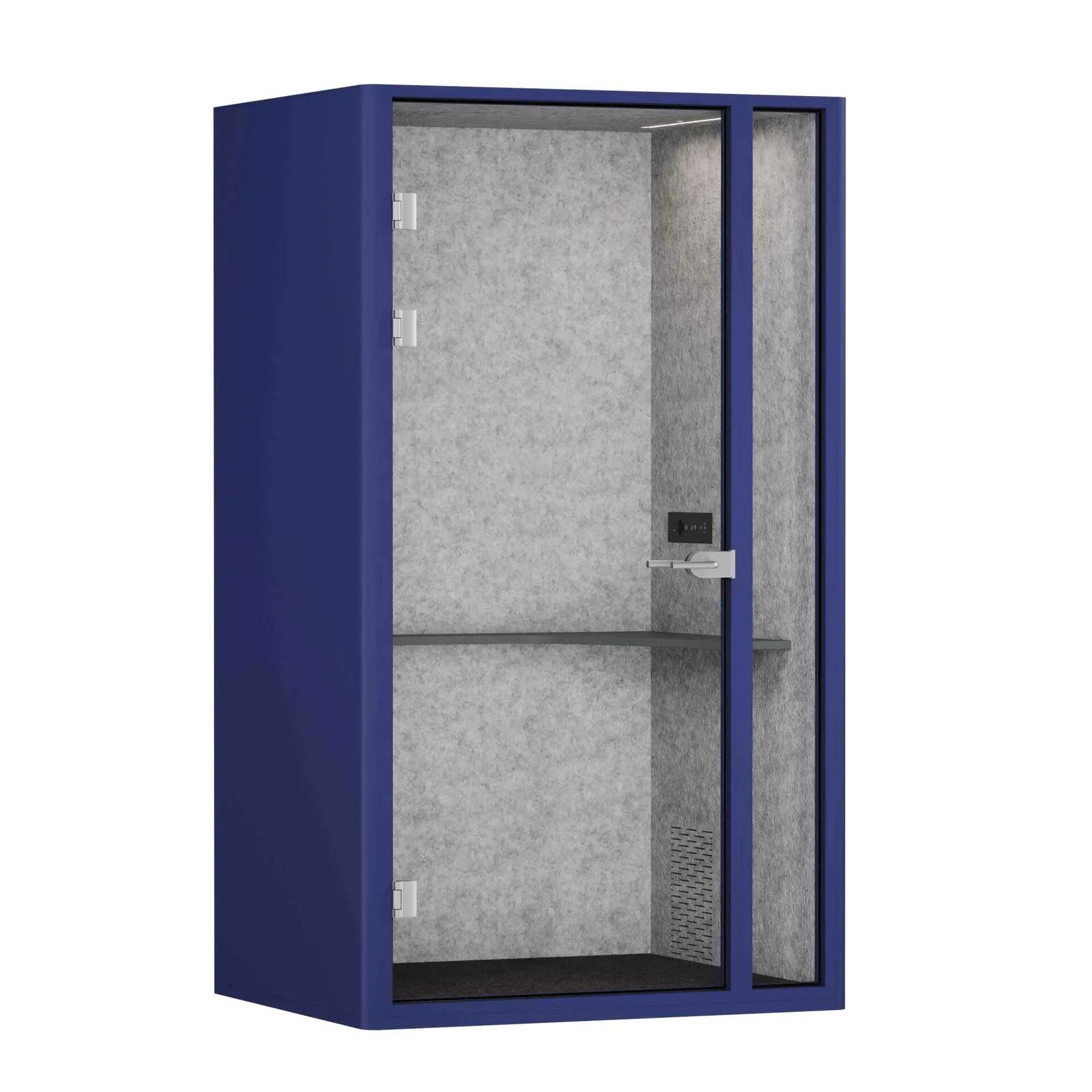Акустическая кабина SoundCube RV UNO+ з/с-глухая  SDC-1.2-WA-Синий/Зимний Лес/Антрацит/Прозрачный/Серый 1300*1070*2278