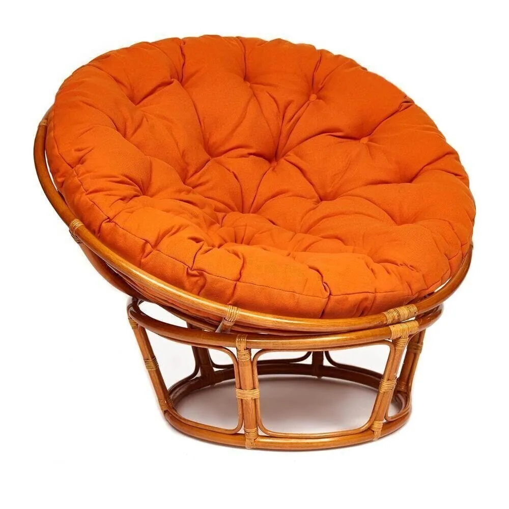 Кресло PAPASAN/ПАПАСАН 23/01 W  /с подушкой/ Cognac (коньяк)_13735.