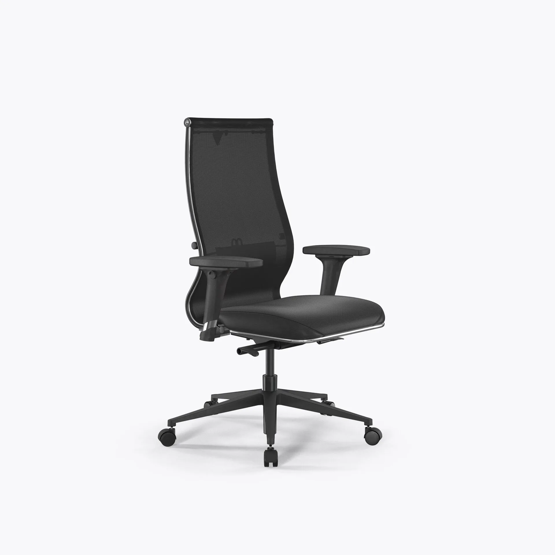 Кресло Метта SynchroSit 10 B2-163D - T+Extra /Km00/Wm12/D02P(M24.B11.G19.W02) (Черный)