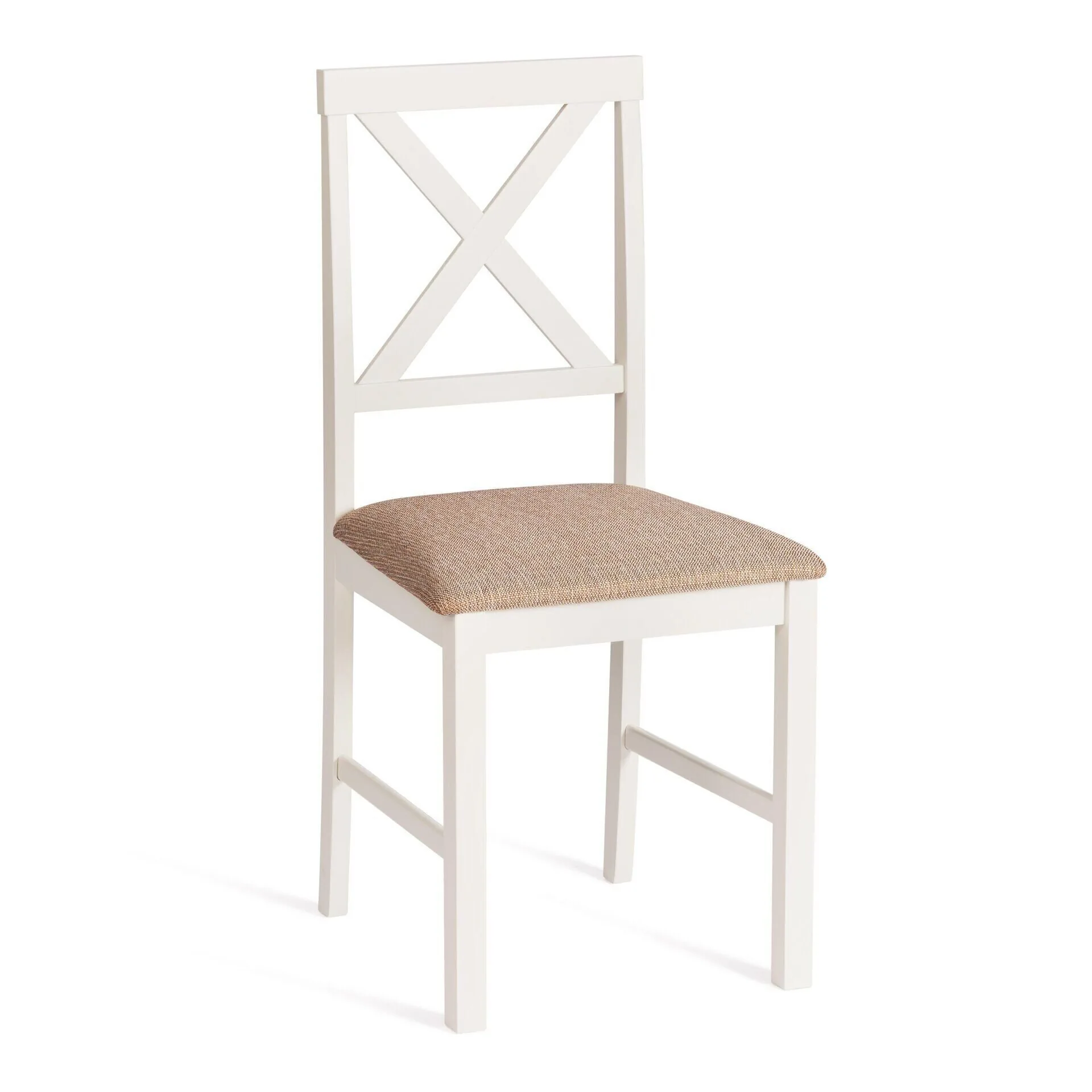 Обеденный комплект Хадсон (стол + 4 стула)/ Hudson Dining Set ivory white (слоновая кость)_13692