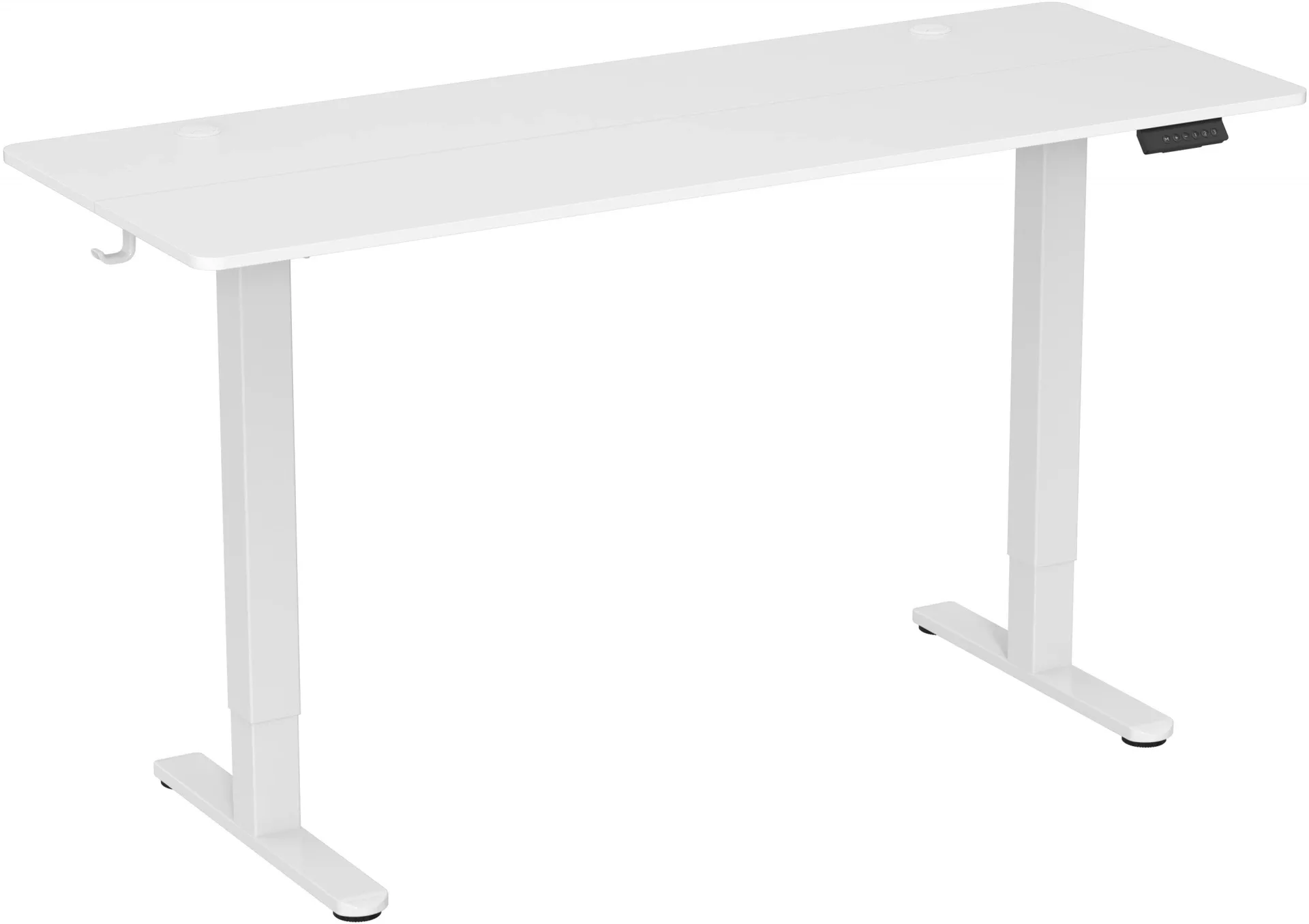 Стол для компьютера Cactus CS-EDL-WWT столешница ДСП белый каркас белый 160x72x60см