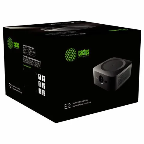 Проектор CACTUS CS-E2.SG, DLP, 1920x1080, 16:9, 3500 лм, 200000:1, 4,2 кг