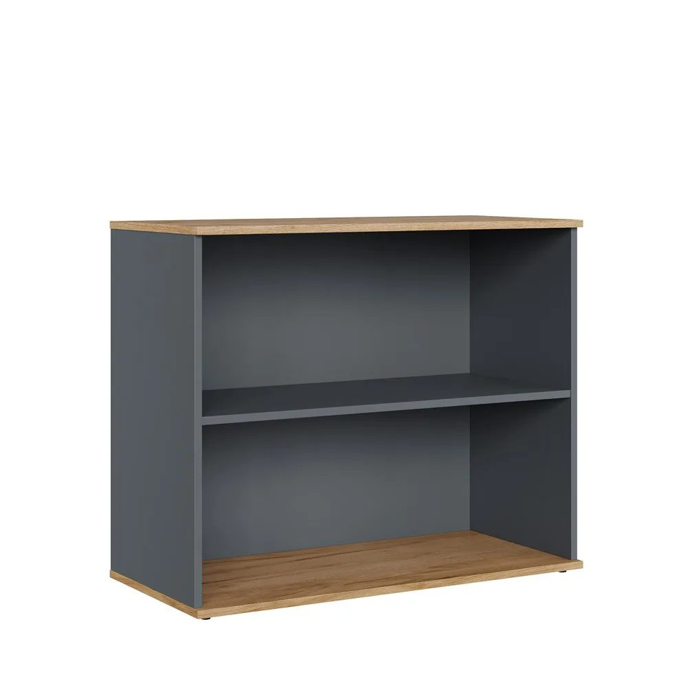 Стеллаж низкий 90x42x74,6 дуб крафт золотой Zion Light  ZIL39242124