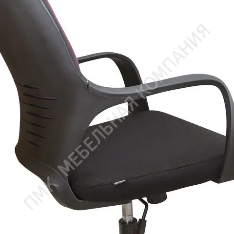 Кресло офисное BRABIX PREMIUM "Galaxy EX-519", ткань, черное/терракотовое, 531570