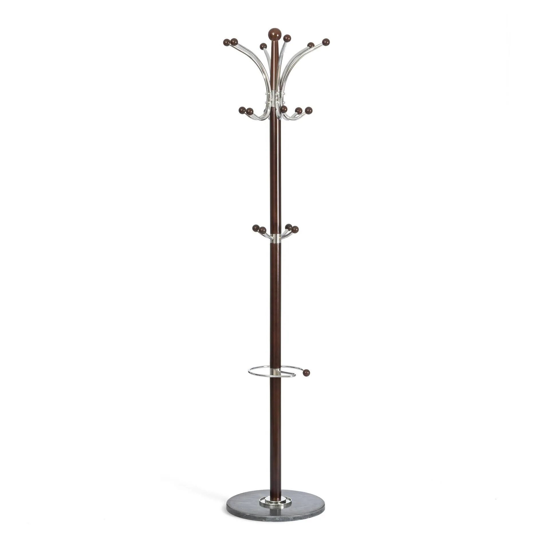 Вешалка Hanami (mod. GH-8617) Black (Черный) / Walnut (Орех)_21444.