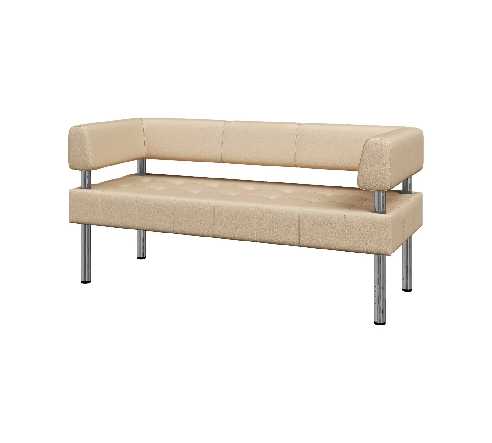 11216 Bu3-2 Бизнес Диван 3-местный кожзам Oregon beige 1620х620х770