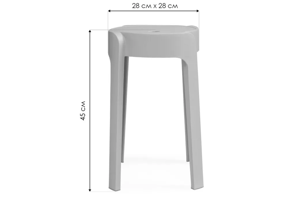 Табурет Bovel gray 15685