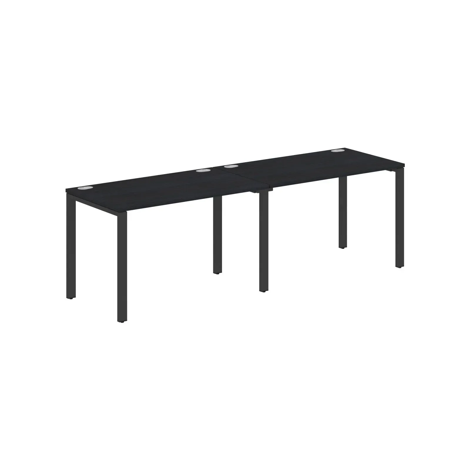 Стол 2-х местный XS6WST 2470 Дуб Юкон/Антрацит 2400х700х750 XTEN-S60