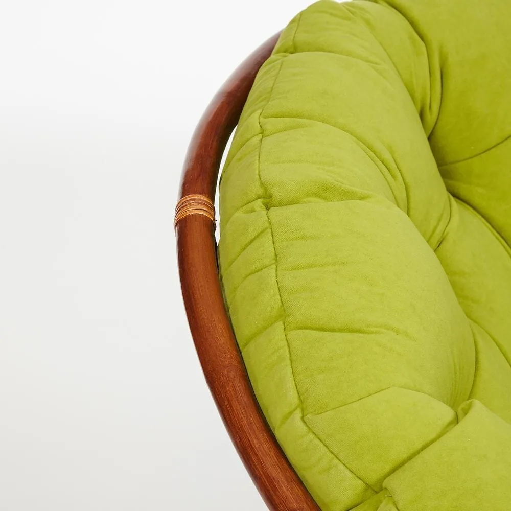 Кресло PAPASAN/ПАПАСАН 23/01 W  /с подушкой/ Pecan (орех)_13741.