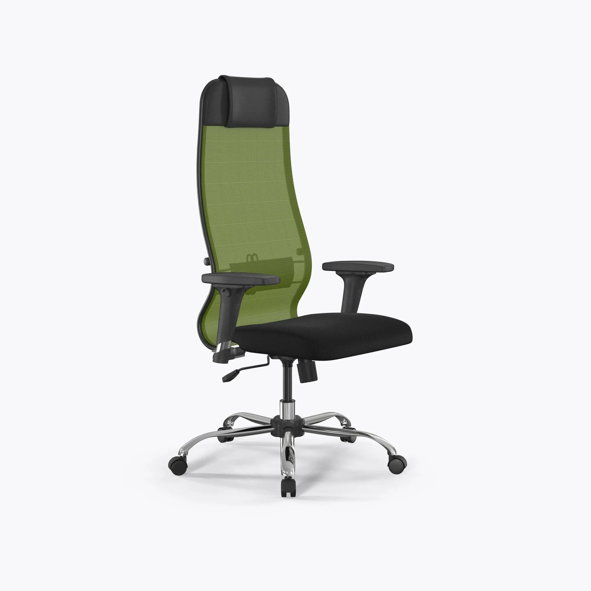 Кресло Метта Кресло ErgoLife Set 11/подл.200/осн.Sit 003 (Зеленый-Черный 142.D.1.262)