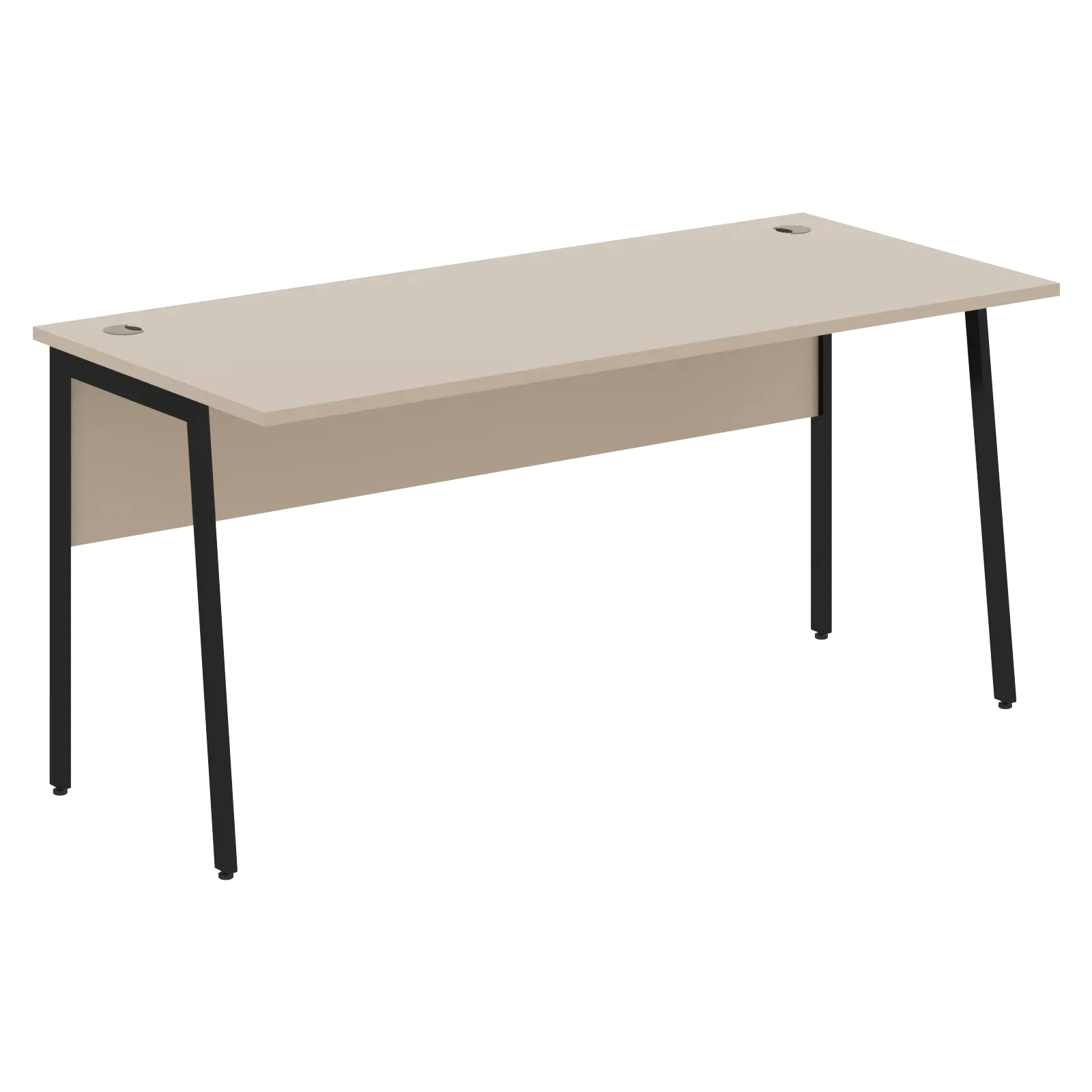 Стол прямой СП-4P Мокачино/Черный 1600х720х755 IMAGO PLUS