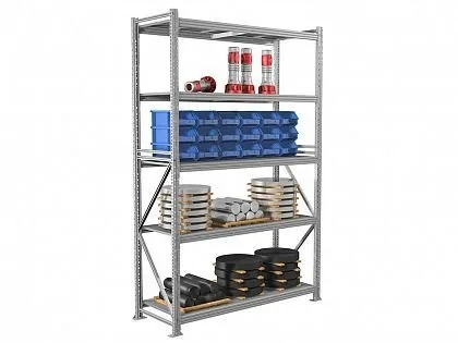 Стеллаж металлический MS Pro 250/150x60/5  1612*603*2496h