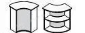 NXT16391302_NEXT Элемент ресепшн угловой_90x90x110_ДУБ СВЕТЛ.