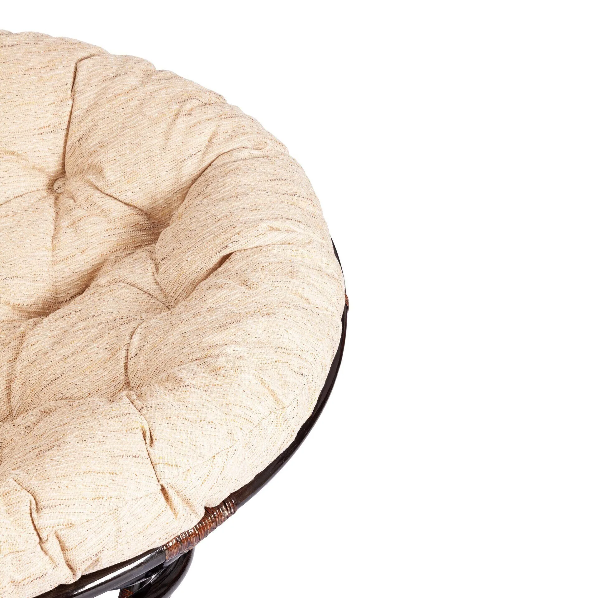Кресло PAPASAN/ПАПАСАН 23/01 W  /с подушкой/ Antique brown (античный черно-коричневый)_7223.