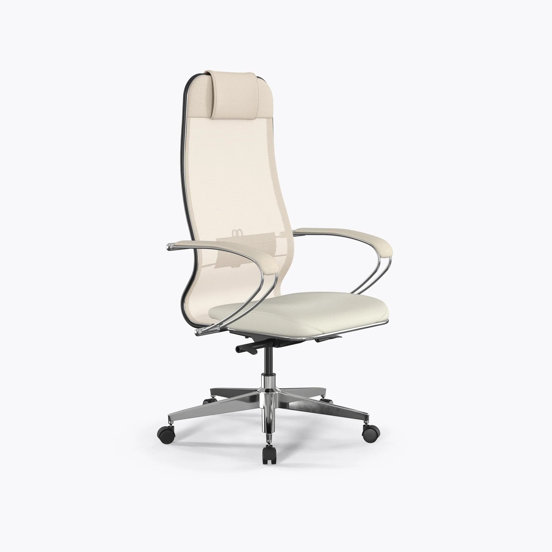 Кресло Метта Кресло ErgoLife Comfort (Молочный 575.16.1.543)