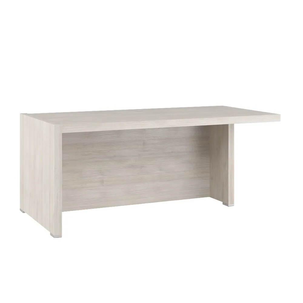 Solid Стол письменный с асимметричными опорами, правый 180x88x75 дуб шамони светлый SOL29710502
