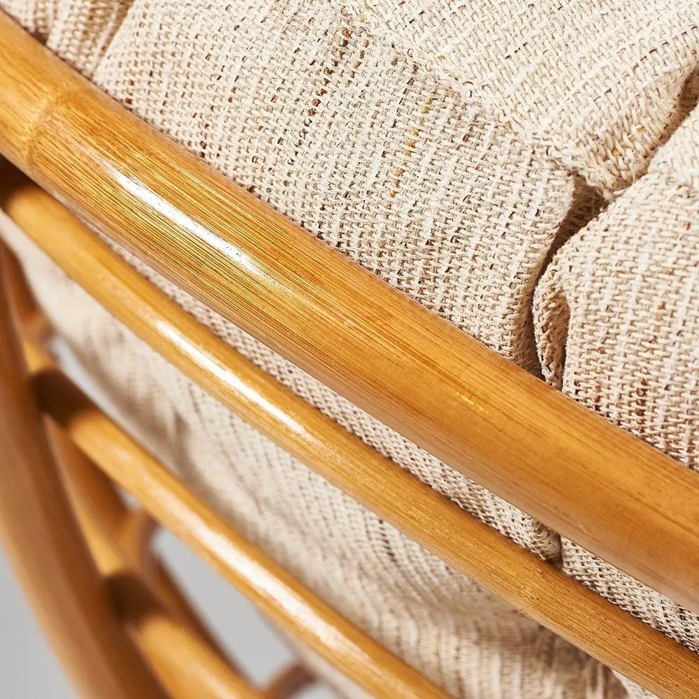 Кресло PAPASAN/ПАПАСАН 23/01 W  /с подушкой/ Honey (мед)_6804.
