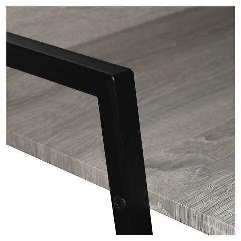 Стол на металлокаркасе BRABIX "LOFT CD-003", 640х420х840 мм, цвет дуб антик, 641216