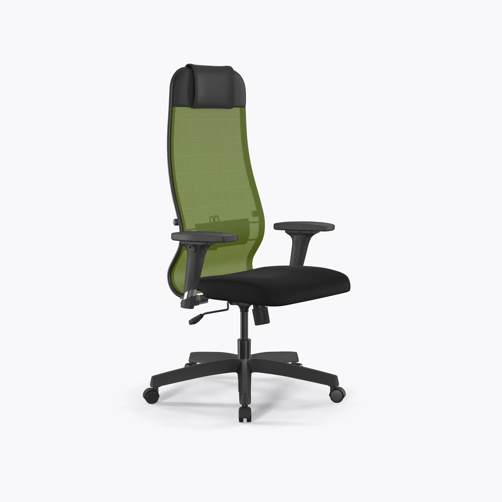 Кресло Метта Кресло ErgoLife Set 11/подл.200/осн.Sit 001 (Зеленый-Черный 142.D.1.222)