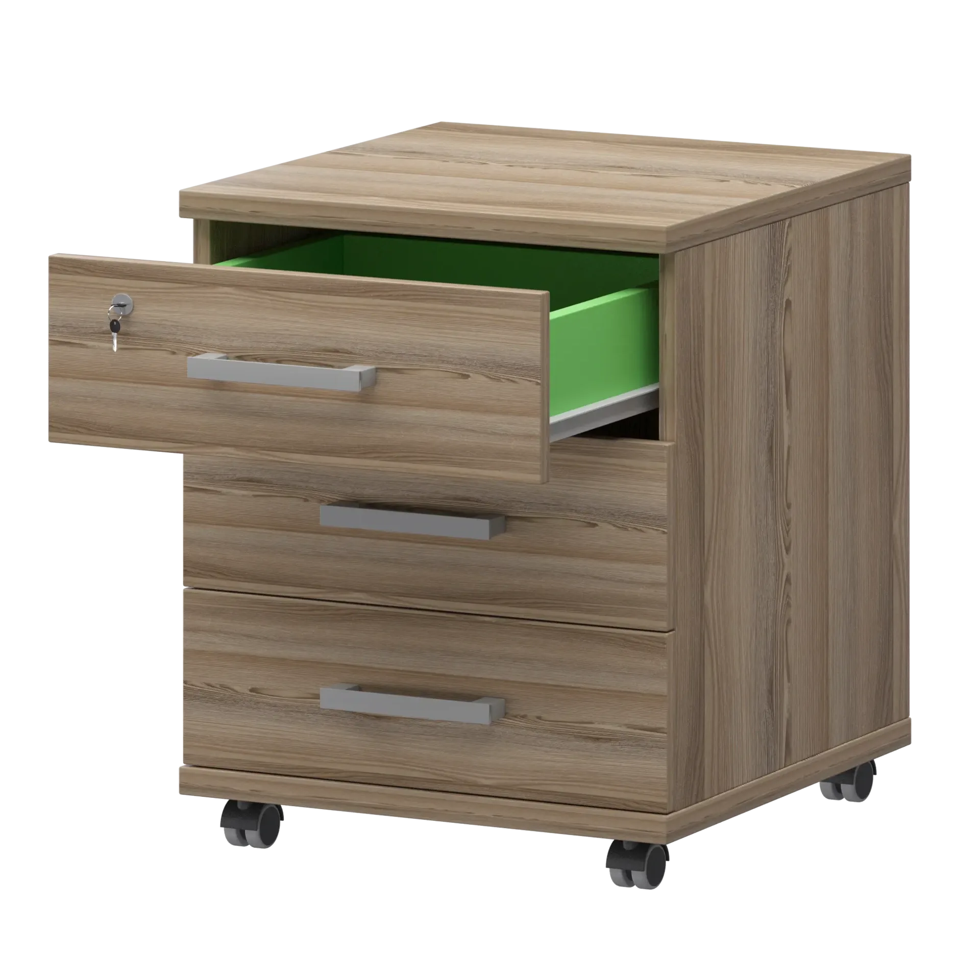 Тумба подкатная НТ-330 Дуб сафари 430x442x583 Аргентум