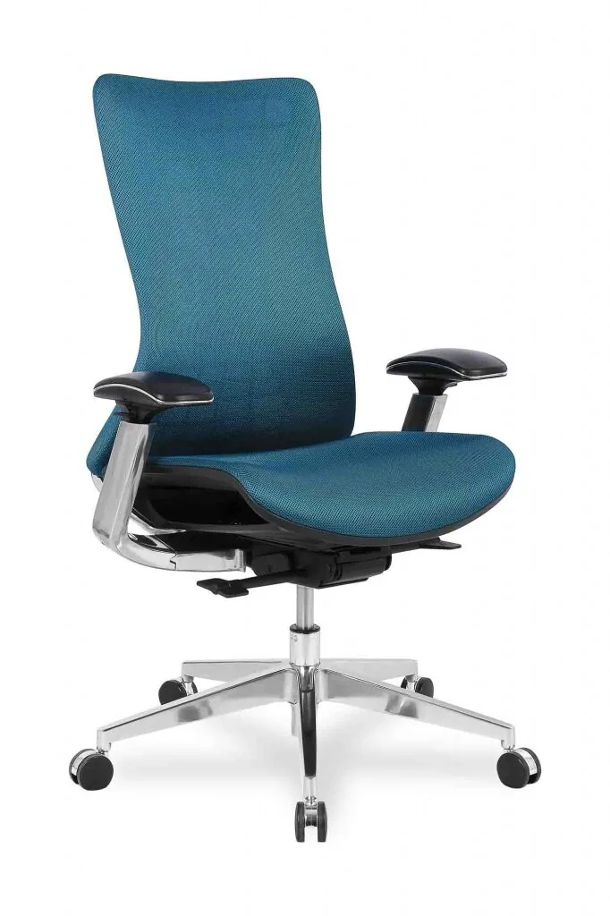 Кресло оператора College HLC-2588F/Dark blue синий