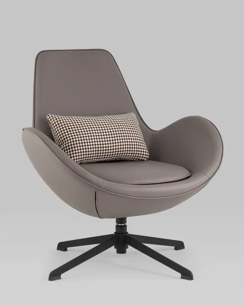 Кресло TopChairs Ostra серый.